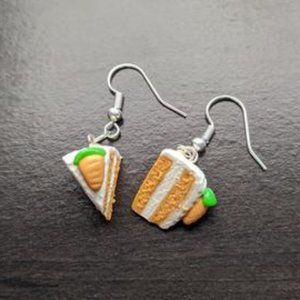 Carrot Cake Earrings